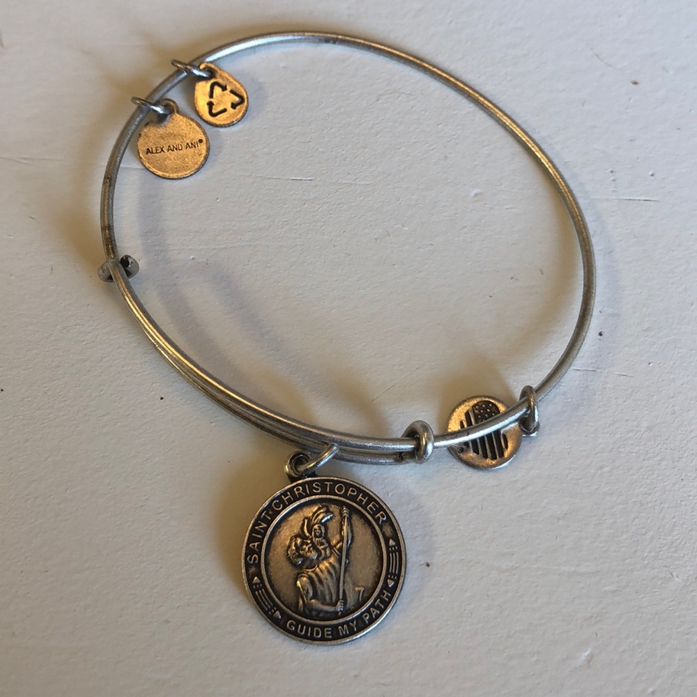 Alex and Ani Saint Christopher bracelet